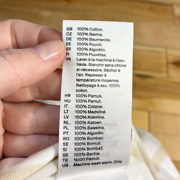 COS Regular-Fit Heavyweight Long-Sleeved Stripe T-Shirt - Picture 5 of 5